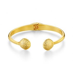 Shell Open Hinged Bangle
