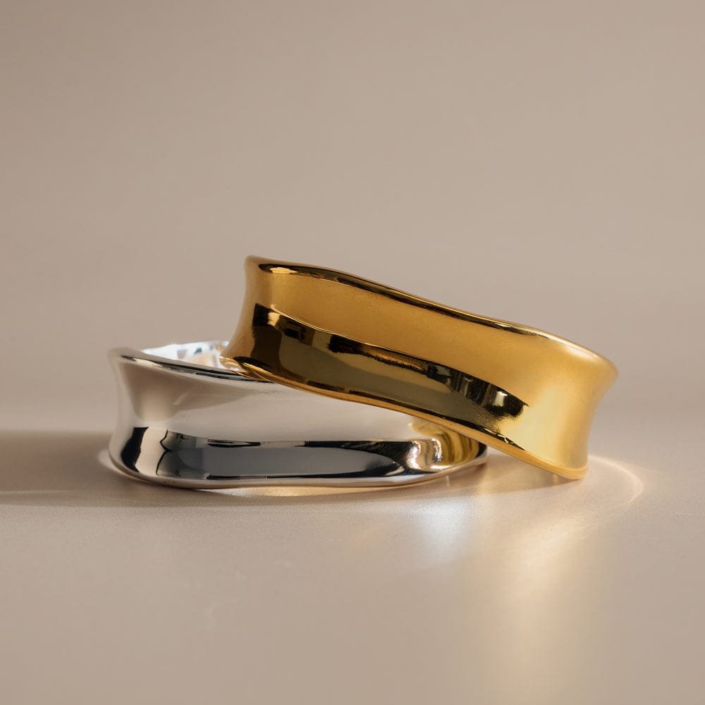 LUXE Polished Molten Bangle - Image 5