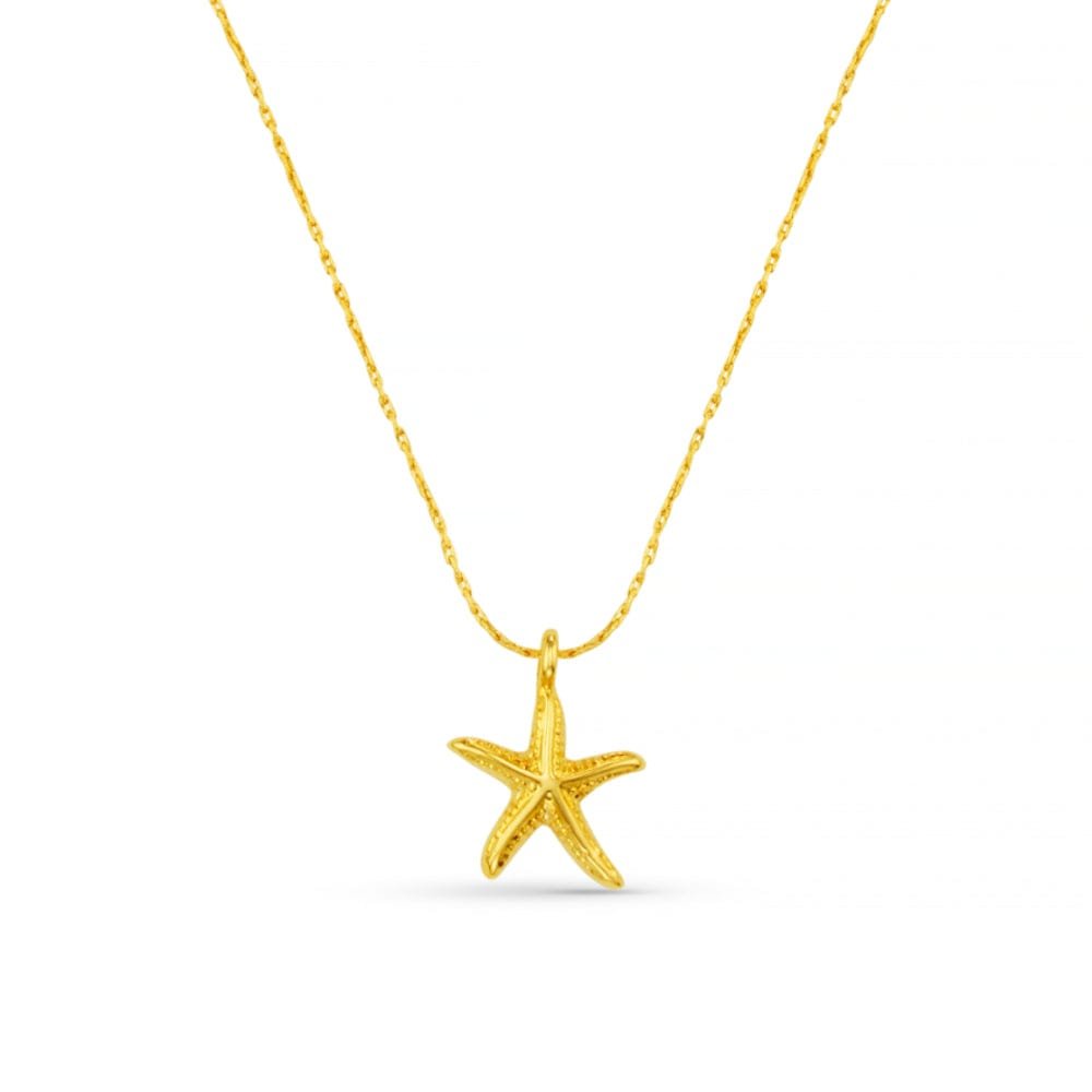 Fine Starfish Collar Necklace