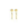 Shell & Molten Mid-Size Hoop Ear Stacking Set