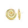 Oversized Spiral Stud Earrings